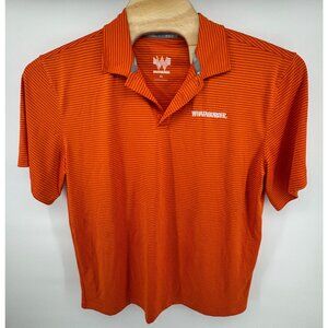 Whataburger Orange Striped Polo Shirt Men’s XL Logo Uniform Golf Fanwear Texas